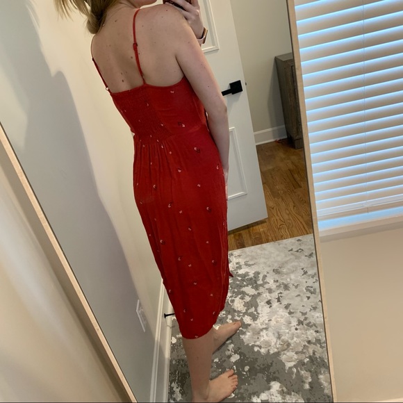 Red Universal Thread midi dress, size XS! - Picture 2 of 7